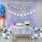 Iridescent Party Streamers Backdrop -Neon Transparent Holographic Tinsel Foil Fringe Curtain for Mermaid/Frozen/Sea/Euphoria/ERAS Party Theme Decorations 2 PCS
